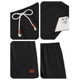 thumbnail image 5 of COOFANDY Men's Drawstring Shorts with Elastic Waistband Classic Loose Fit Flat Front Shorts, 5 of 6