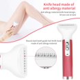 thumbnail image 3 of Depiladora para mujeres, afeitadora eléctrica 5 en 1 sin dolor, recargable por USB, recortadora de cejas y nariz, cuerpo impermeable, bikini, depilación facial para mujeres (rosa) Adepaton Depiladoras Eléctricas, 3 of 6
