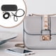 thumbnail image 4 of Bolsa de asas Kit de reparación DRAWstrings Straps Ajustable Straps Mujeres Monedero Bucket Hacer Home DIY Bolsas Crafting Supplies Negro 3 piezas tholdsy AP004439-02, 4 of 7
