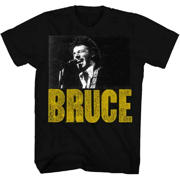Bruce Springsteen Live Head Shot Photo Adult T-Shirt