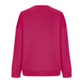 thumbnail image 5 of Oversized Sweatshirt For Women Loose Fit Pullover Tops Crewneck Fall Outfits Winter Clothes 2026 Long Sleeve Fleece Lined Pullover Tops Hot Pink M, 5 of 5