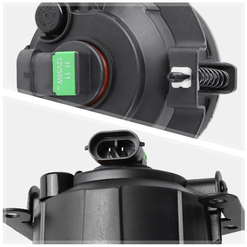 DNA Motoring For 10-15 Mitsubishi Outlander Sport RVR Smoked Lens Fog Light Lamps Pair w/Wiring+Switch