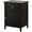 Black, variant on Maklaine Modern Solid Wood 1-Drawer/1-Door Nightstand in Yellow