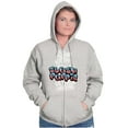 thumbnail image 3 of Officially Slush Puppie Vintage Unisex Plus Size Zip Hoodie Brisco Brands 2X, 3 of 5