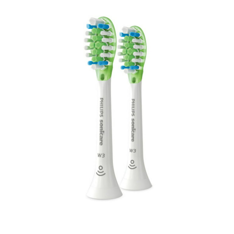 Philips Sonicare Genuine A3 Premium All-in-One Replacement Toothbrush  Heads, 2 Brush Heads, White, HX9092/65