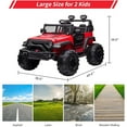 thumbnail image 2 of Shininglove Kids Ride-On Car 24V 9Ah with Parental Control, 2 Seats, Red, for 3-8 Years, 2 of 8