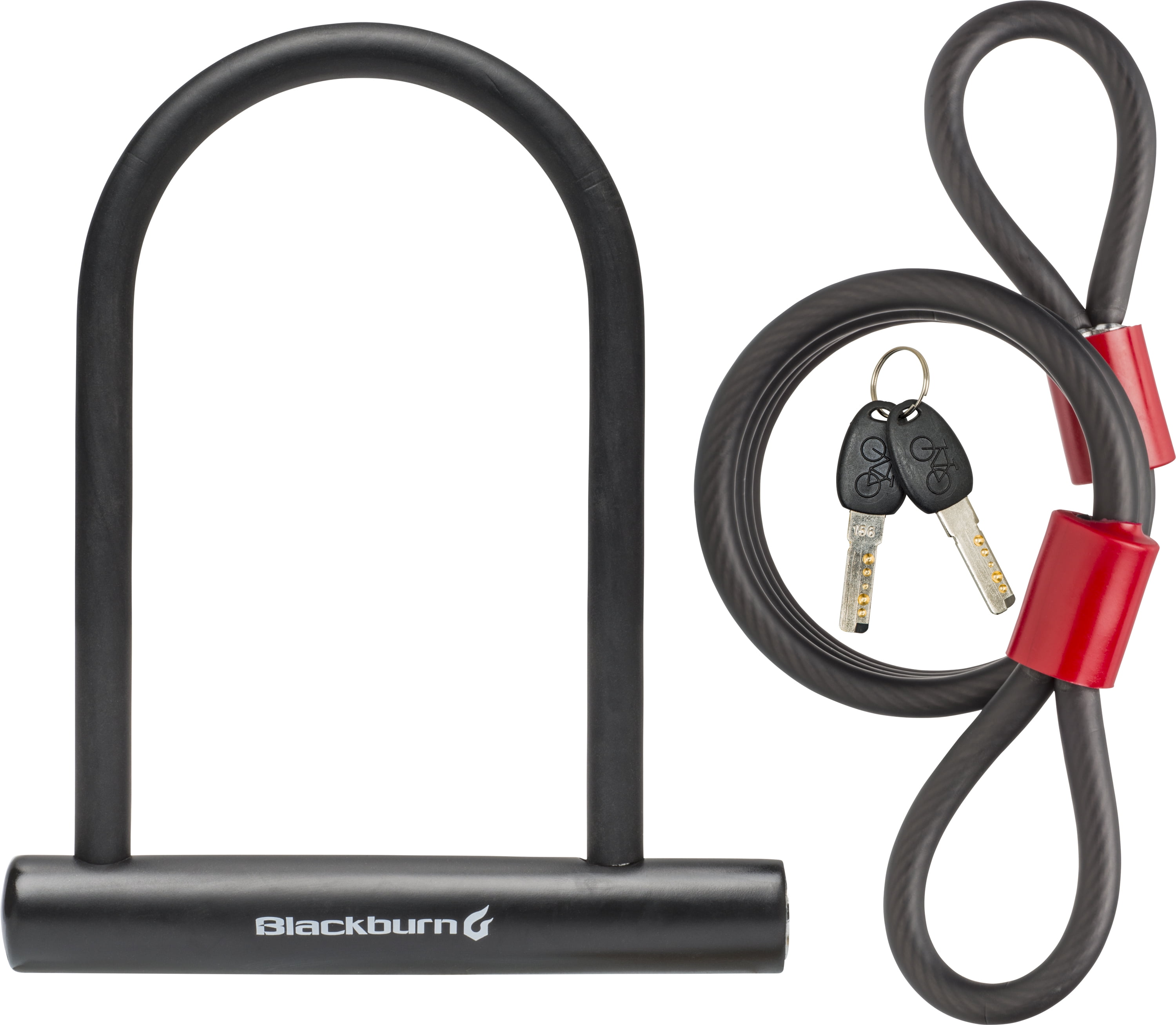 Kryptonite Mini 12mm U-Lock Bicycle Lock & 8mm Looped Bike Security Cable 