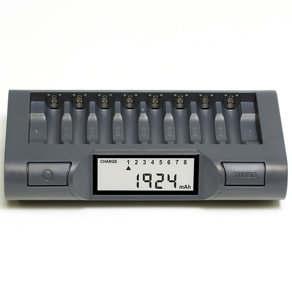 Maha MH-C940 8-Cell Turbo Charger-Analyzer for 8 Powerex AA or AAA NiMH Batteries