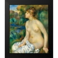 thumbnail image 2 of Renoir, Pierre-Auguste 20x24 Black Modern Framed Museum Art Print Titled - Bather 1891, 2 of 5