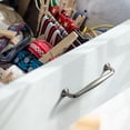 thumbnail image 4 of Goo-Ki 6 Pack 5'' Center to Center Vintage Satin Nickel Cabinet Pulls, Sleek Zinc Alloy Cabinet Handles for Classic Furniture Drawer Hardware, 4 of 7