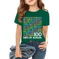 thumbnail image 2 of Ruyang Kids 100 Days of School Shirts 100 Days Celebration Tshirt Toddler Funny Number Graphic Tee Top Boys Girls Outfits, 2 of 7