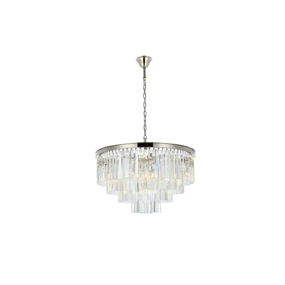 Elegant Lighting Sydney 32" 8 Light Royal Crystal Chandelier
