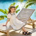 thumbnail image 3 of HsdsBebe Toddler Girls Sandals PU leather Flower-Knot Shoes for Little Kids, 3 of 10