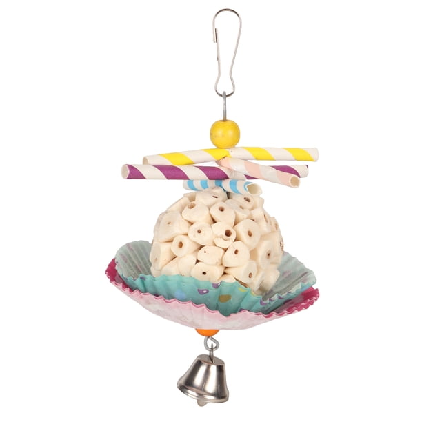 Juguete De Forrajeo Para Pájaros Y Pasteles, Juguete Suave Para Masticar Loros, Para Aliviar La Trituración De Periquitos Y Cacatúas