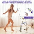 thumbnail image 3 of YOPTOP Flopping Fish , Moving Cat Kicker Fish Toy, Realistic Flopping Fish, Wiggle Fish Catnip Toys, Motion Kitten Toy, Plush Interactive Cat Toys, Fun Toy for Cat Exercise, 3 of 7
