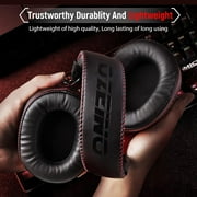 Ozeino Wireless Gaming Headset, 7.1 Surround Sound, 2.4GHz Wireless Gaming Headphones with Detachable Noise-Canceling Mic for PS5, PS4, PC, Laptop