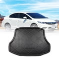 thumbnail image 2 of Black Rear Trunk Boot Liner Cargo Mat Floor Tray for Honda Civic 2006 2007 2008 2009 2010 2011, 2 of 4