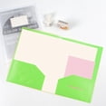 thumbnail image 2 of Plastic Folders with Pockets,1Pcs Heavy-Duty 2-Pocket File Folders Letter Size,Colored Plastic Folders with Pockets,Poly Two-Pocket Folder,Pocket Folders,Back To School Supplies,(Green,8.85x12 in), 2 of 8
