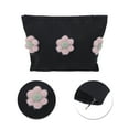 thumbnail image 4 of Unique Bargains 1 Pc Flower Makeup Bag for Vacation Business Travel Canvas Beige, 4 of 6