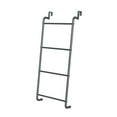 thumbnail image 4 of Toallero de 4 niveles para colgar sobre la puerta, de hierro resistente, fácil de instalar, organizador para colgar a mano Negro, 4 of 9