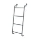 thumbnail image 4 of Toallero de 4 niveles para colocar sobre la puerta, resistente, organizador moderno para toallas detrás de la puerta Negro, 4 of 9