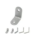 thumbnail image 3 of 10PCS L-Shaped Bracket Corner Braces Stainless Steel Joint Right Angle Shelf Support Bracket, 3 of 9