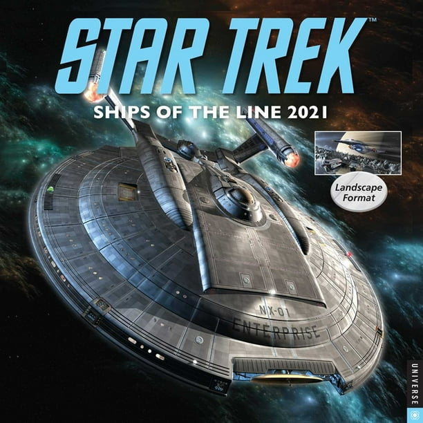 Star Trek Ships of the Line 2021 Wall Calendar (Calendar) - Walmart.com