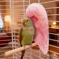 thumbnail image 4 of FEISHENTT USB Rechargeable Self-Heating Corner Bird Blanket and Heated Bird Perch for Cage Cozy Warmer Parrot House Hanging Hammock Toy Small Animals Shelter Plush Bedding, 4 of 5