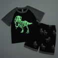 thumbnail image 5 of HCNTES Toddler Boy Pajamas Truck Summer Pjs for Boys Sleepwear Cotton Kids Short Sets Clothes Baby Boy Clothes, 5 of 9