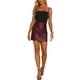 thumbnail image 2 of INSPIRAR CHIC Body de Encaje con Ruché para Mujeres, Cuello Cuadrado, Casual, Fiesta, Cuerpo Esbelto, XL Negro, 2 of 4