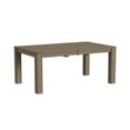 thumbnail image 3 of A-America Anacortes Modern Wood Table with Self Storing Leaf in Dark Taupe, 3 of 9