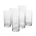 thumbnail image 1 of Juego de 6 Vasos Crisa de Vidrio Modelo Facetados Transparente, 1 of 4