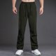 thumbnail image 3 of Ceisia Men Solid Color Multi Pocket Work Pants Warm Casual All Gift Occasion Long Trousers, 3 of 6