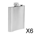 thumbnail image 1 of 6x de Cadera Portátil, Botella de Agua, Vino, , , , Bote, , Acero Inoxidable, Viaje, Pesca Deportiva 6 piezas, 1 of 7