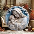 thumbnail image 6 of 2024 Christmas Jesus Ornament - 8CM Acrylic Car & Home Hanging Decoration, Christmas Stereoscopic Vision Birth Blessing Pendant, 6 of 6