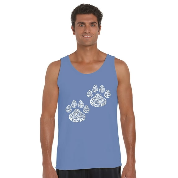 LA Pop Art Men's Word Art Tank Top - Cat Mom