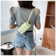 thumbnail image 2 of Mint Green Korean New Small Square Bag Fashion One Shoulder Crossbody Bag Solid Color Simple Woven Waist Bag Chest Bag Women, 2 of 2