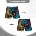 thumbnail image 5 of Men's Boxer Briefs Comfortable Breathable Underwear, Electric Guitars Rock Music Colorful, 5 of 7
