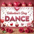 thumbnail image 3 of Red Theme Valentine's Banner Heart Shape Love Display Rose Decor Romantic Heart Backdrop for Valentine's Party Romantic Date Anniversary Celebration, 3 of 9