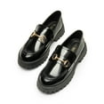 thumbnail image 5 of BURUDANI Women Platform Penny Loafers Slip-On Chunky Heel Casual Business Dress Shoes, 5 of 5