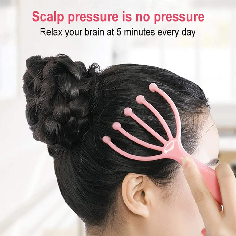Finger Roller & Scalp Massager Set – 2 Piece Handheld Gua Sha Tools For Stress Relief & Blood Circulation