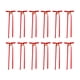 thumbnail image 2 of 12 lazos navideños de terciopelo rojo con cintas retorcidas, lazos decorativos para manualidades, lazos de regalo con cascabeles para fiestas, puertas, 2 of 9