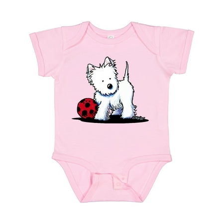 

Inktastic Westie with Ball Gift Baby Boy or Baby Girl Bodysuit