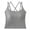 Gray, variant on Womens Shapewear Camisole Tops Scoop Neck Body Shaping Tank Tops Seamless Slimming Body Shaper Tops M-XL