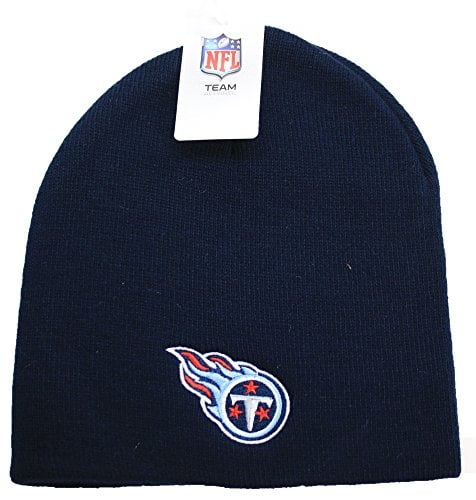 NFL Tennessee Titans Cuffless Knit Beanie Hat Blue by NFL