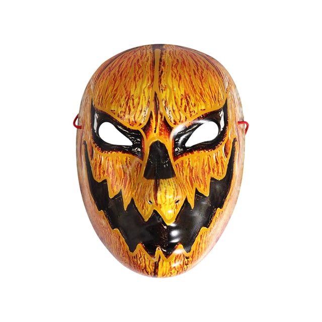 ITFABS Masque d'Halloween à DEL avec Mode Clignotant, Décoration pour le Visage Scary Skull