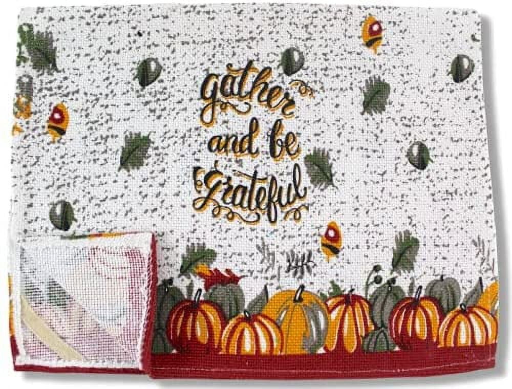 Rustic Fall Kitchen Towels and Spreader Set