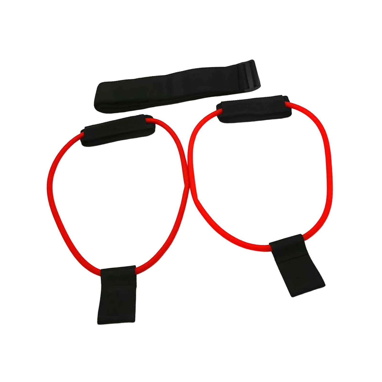 DimyFew Booty Belt, Resistance Bands Fitness Bootie Belt Women Leg Trainer Workout Bands Red 30 Lbs