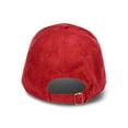 thumbnail image 3 of Time and Tru Women's Corduroy Baseball Hat, Antique Red, 3 of 3
