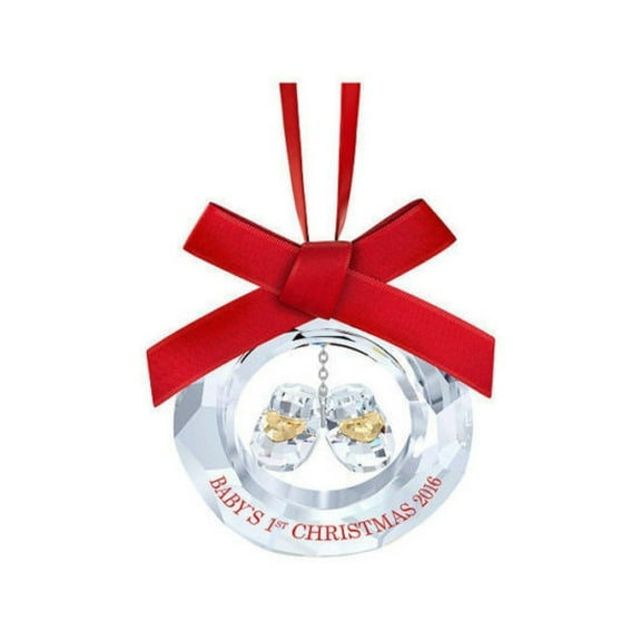 Swarovski Baby'S First Christmas Ornament, Annual Edition 2016